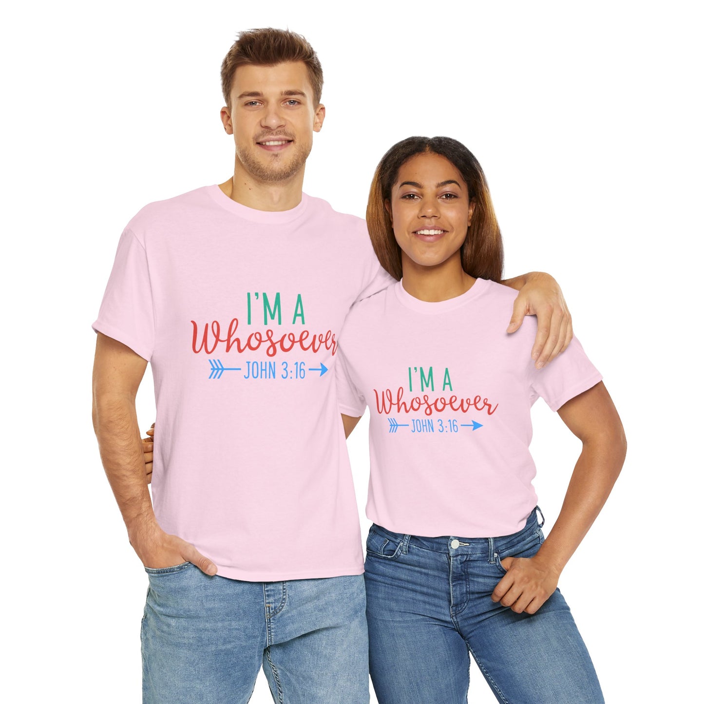 I'm A Whosoever Unisex Heavy Cotton Tee - Inspirational Faith-Based Shirt