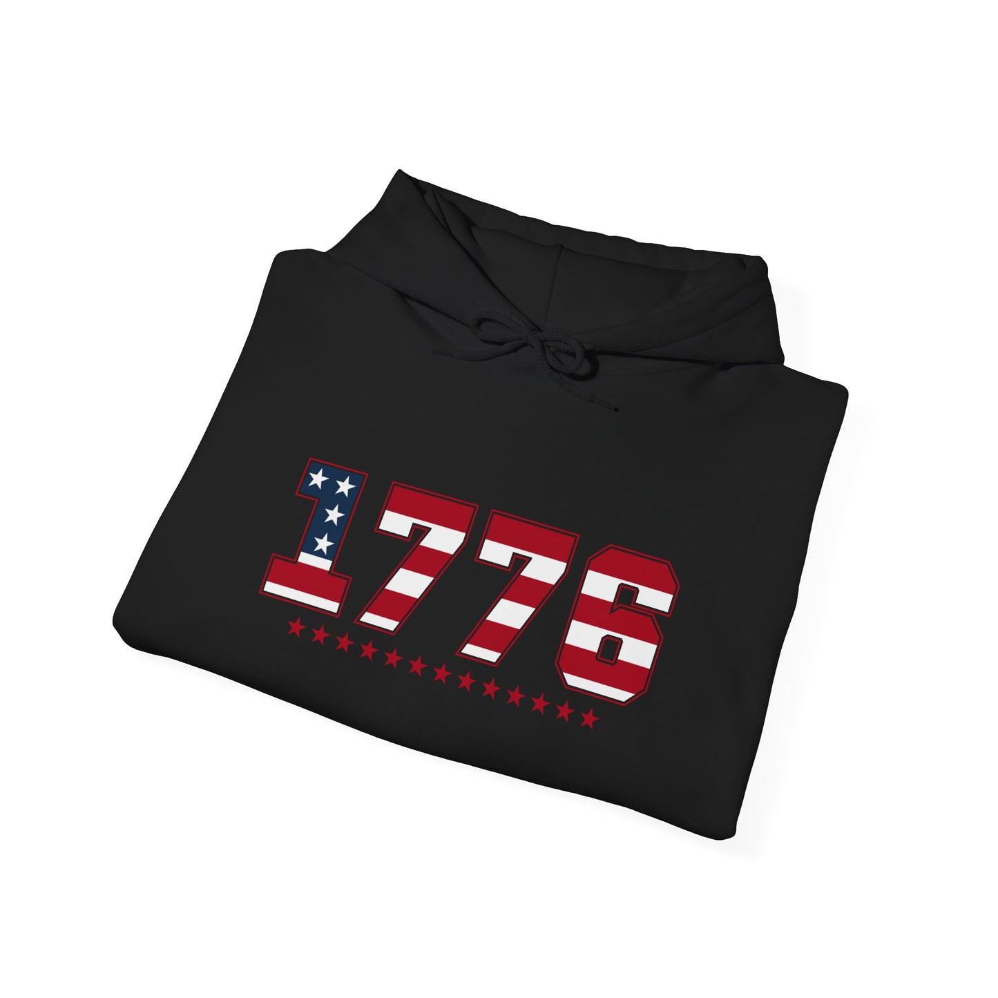 1776 Vintage American Patriot Hoodie – Unisex Heavy Blend™ Sweatshirt