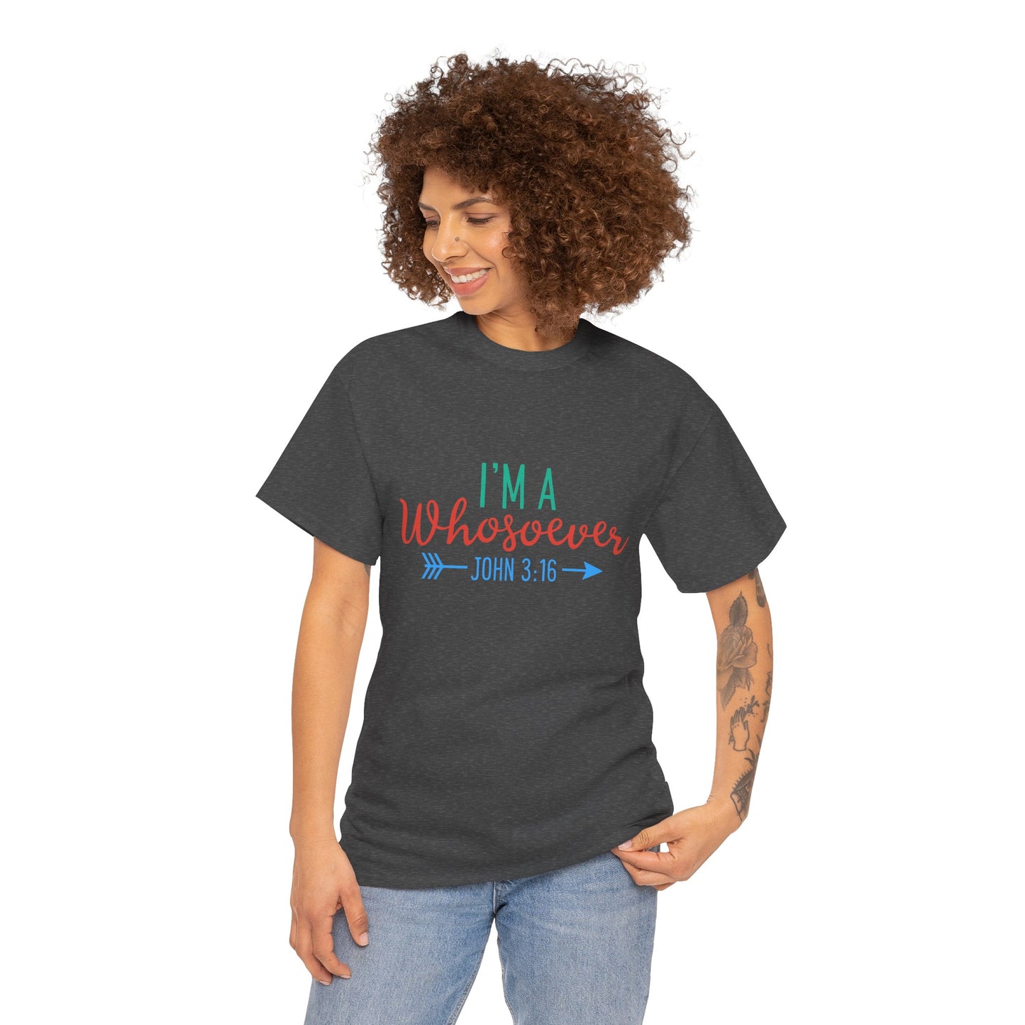 I'm A Whosoever Unisex Heavy Cotton Tee - Inspirational Faith-Based Shirt