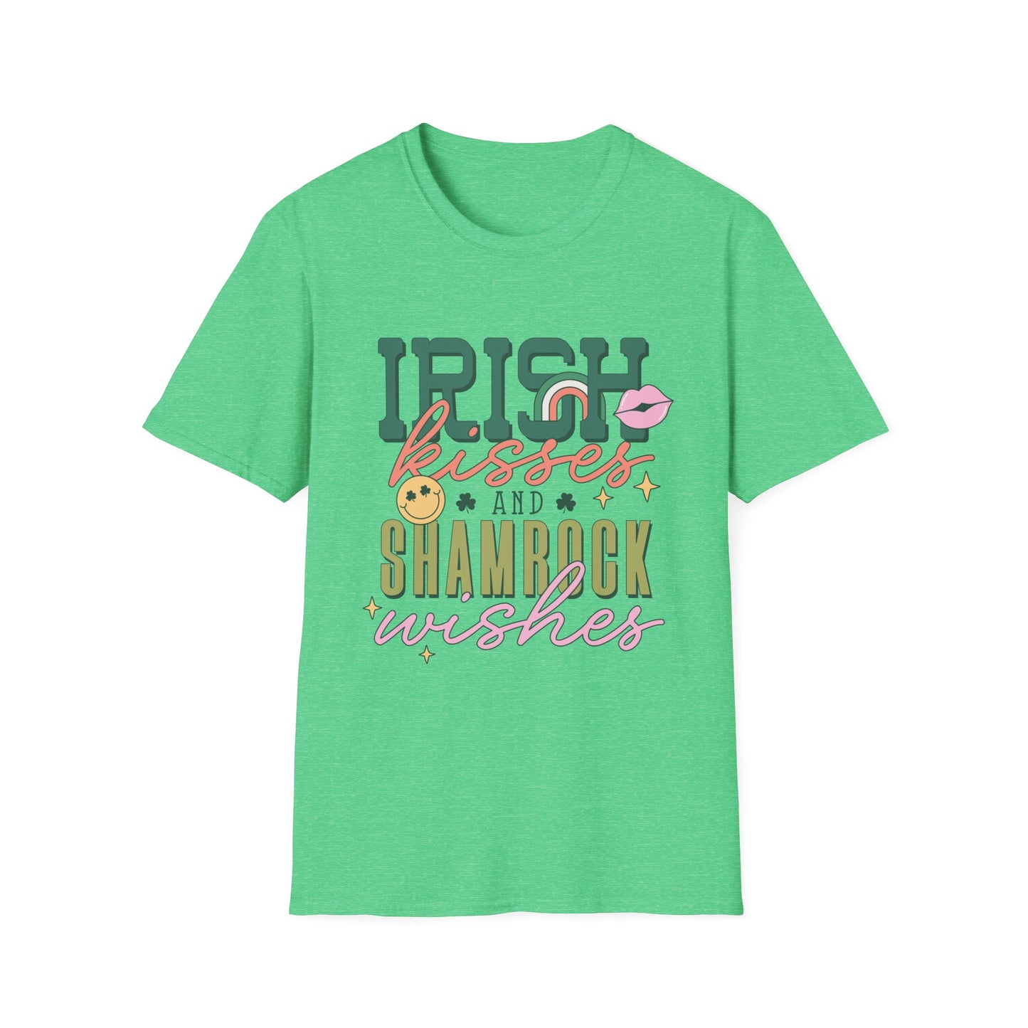 Irish Kisses and Shamrock Wishes Unisex T-Shirt