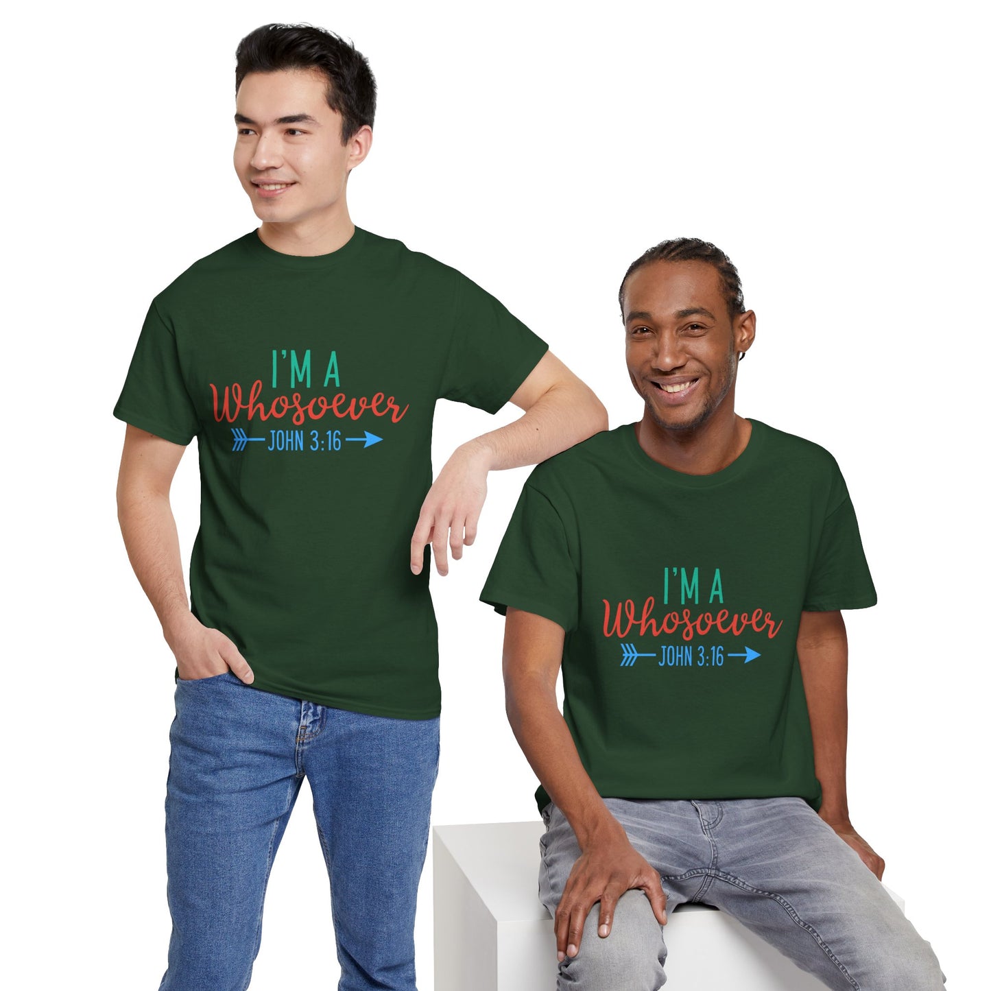 I'm A Whosoever Unisex Heavy Cotton Tee - Inspirational Faith-Based Shirt