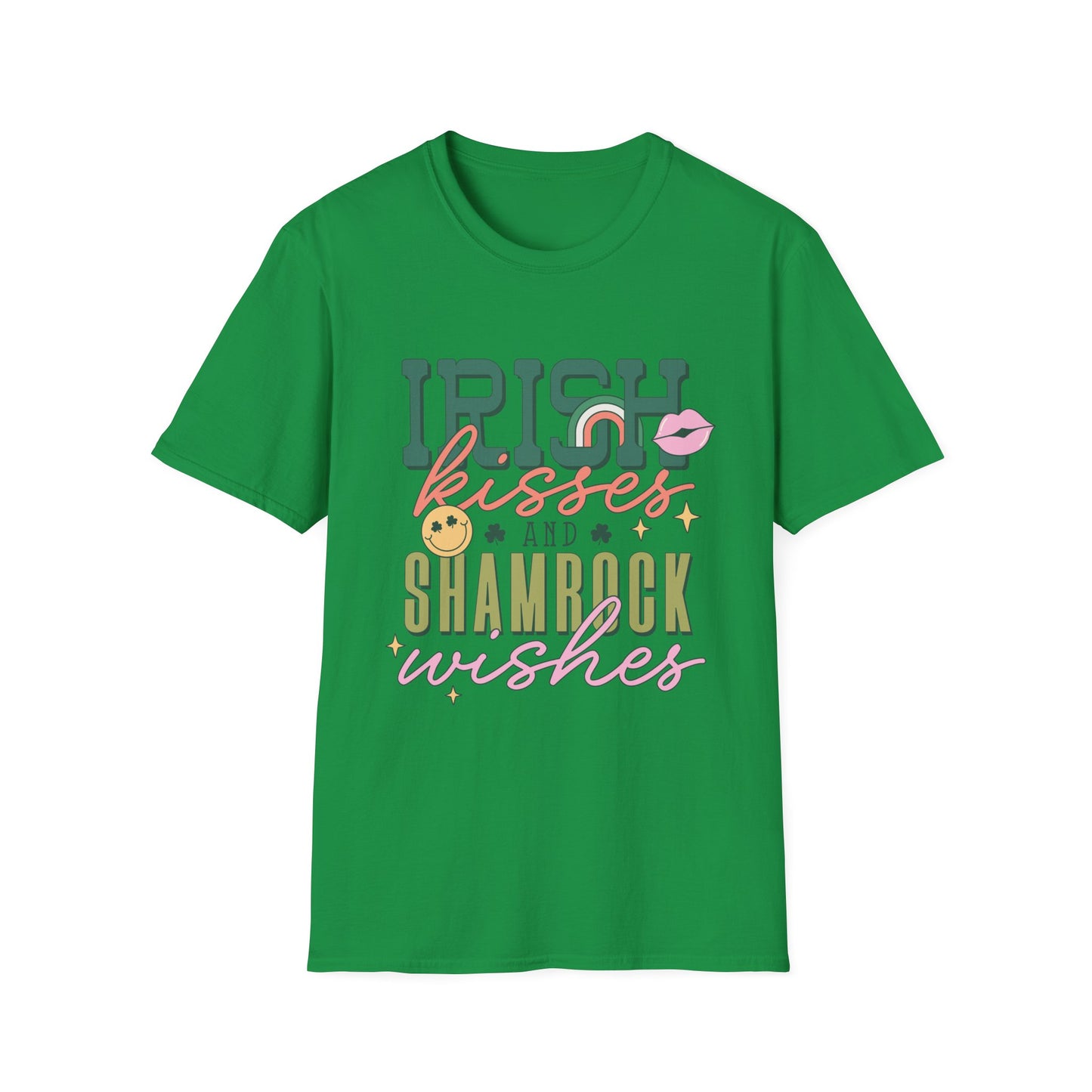 Irish Kisses and Shamrock Wishes Unisex T-Shirt