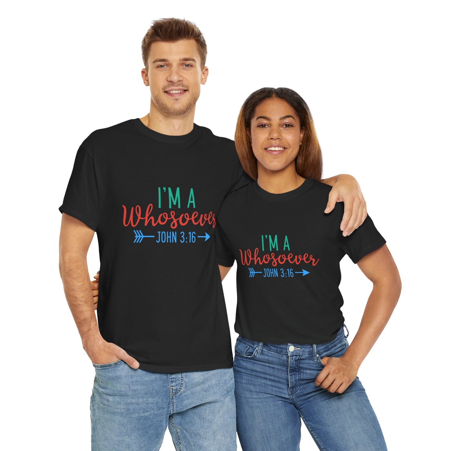 I'm A Whosoever Unisex Heavy Cotton Tee - Inspirational Faith-Based Shirt